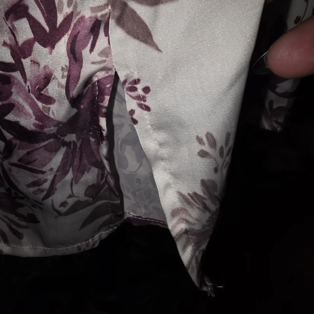 Avon V Cut Pleated Roll Tab Tunic Top 3x Boho, Floral,Coastal,Spring, Summer - Picture 7 of 11